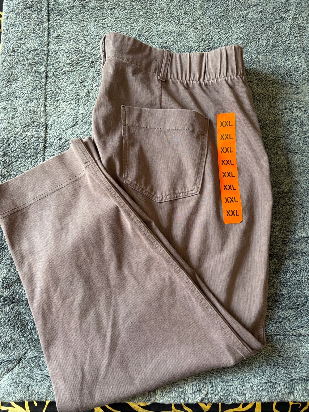 Men's Relaxed Fit Casual Pants in Taupe